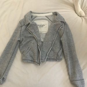 Abercrombie grey jacket, size XS